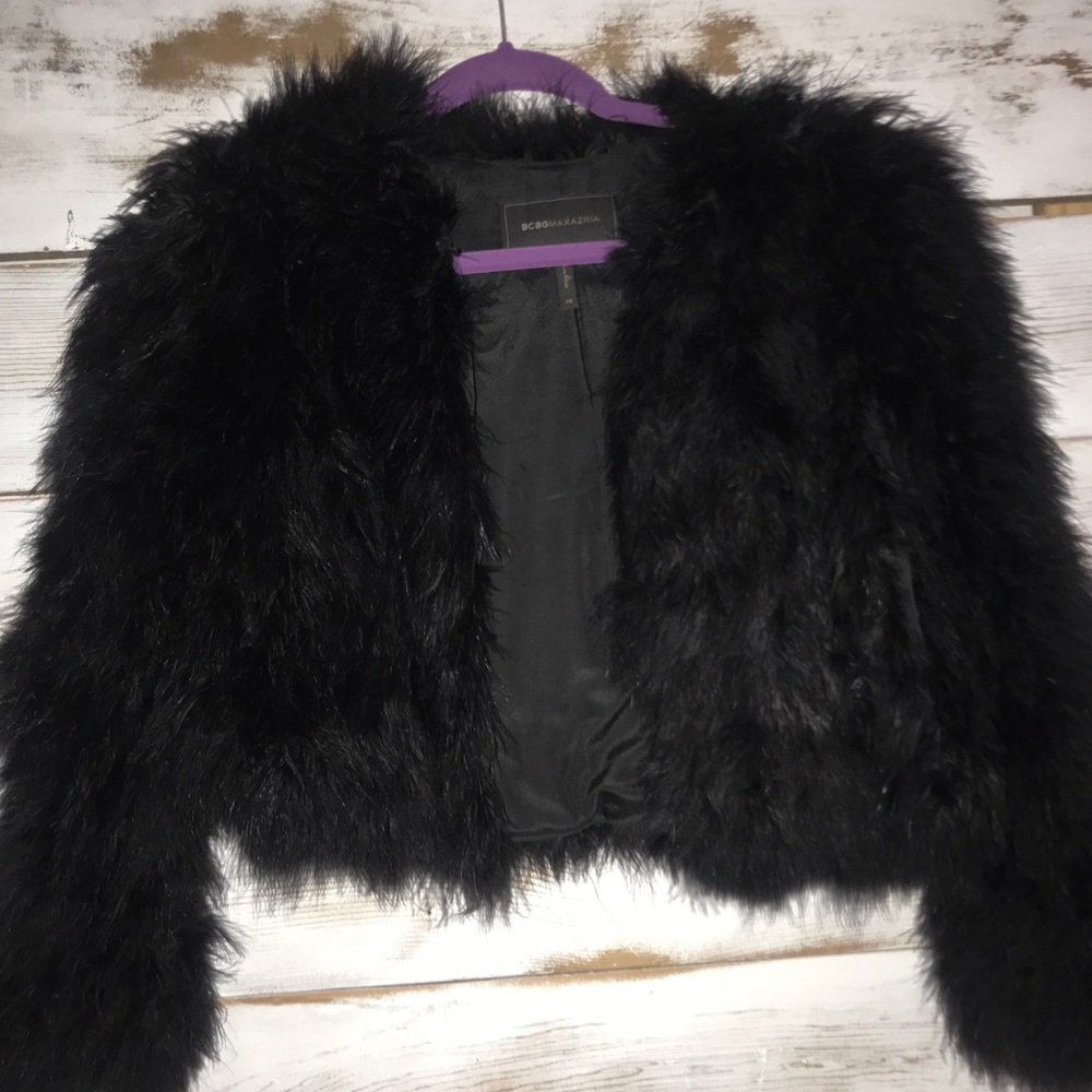 BCBG Fur Coat
